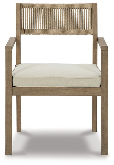 Aria Plains Arm Chair with Cushion