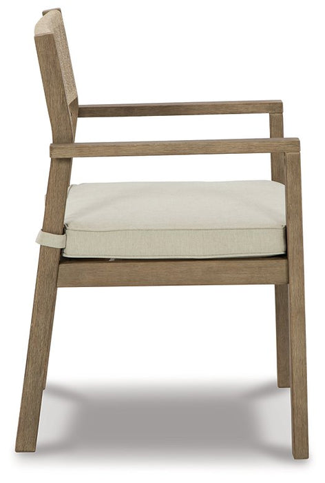 Aria Plains Arm Chair with Cushion