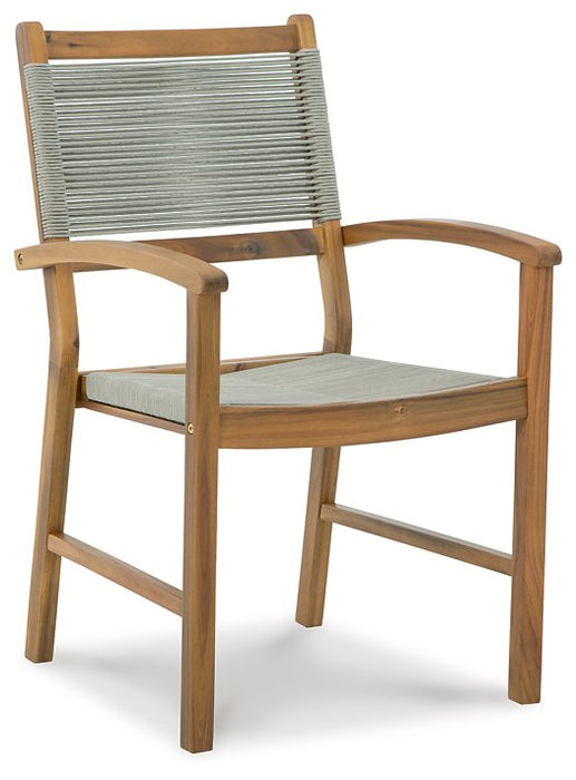 Janiyah Outdoor Dining Arm Chair