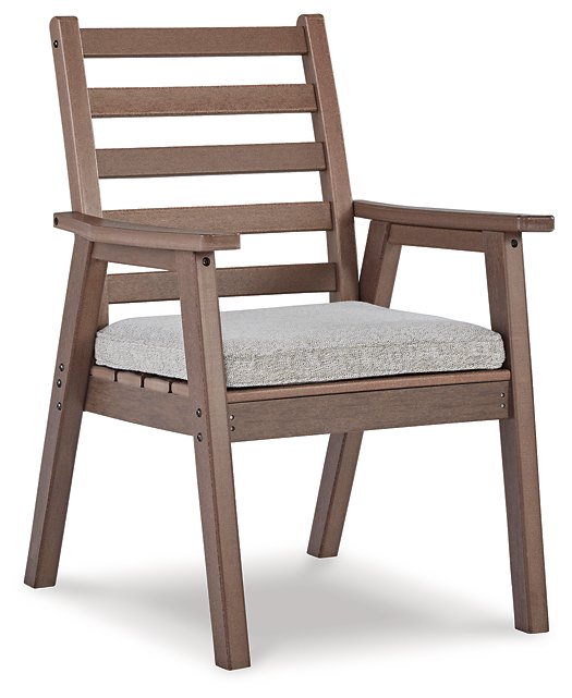 Emmeline Outdoor Dining Arm Chair with Cushion